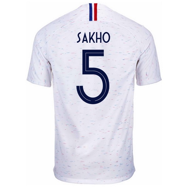 Camiseta Francia 2ª Sakho 2018 Blanco